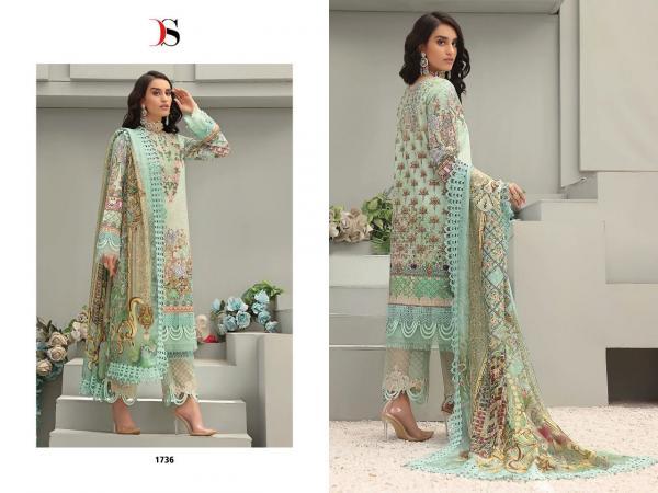 Deepsy Firdous Queens Court Cotton Embroidery Designer Pakistani Salwar Suits